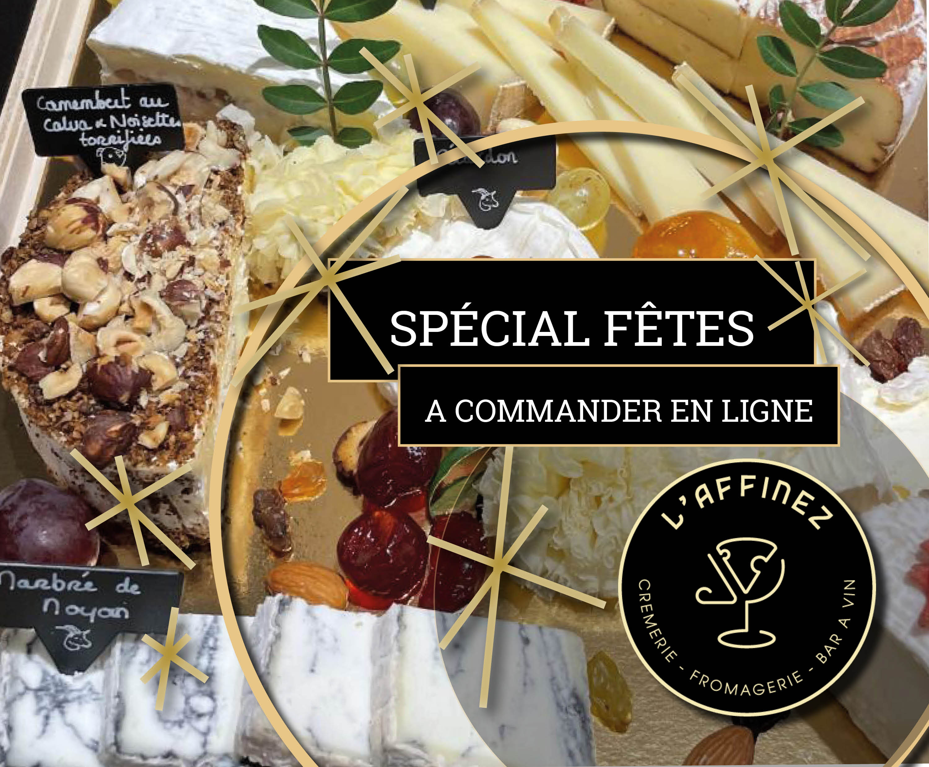 Plateau de fromage special Fêtes L'Affinez